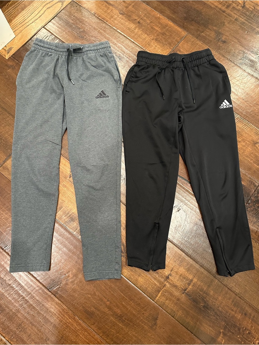 Adidas Men’s Athletic Joggers - Gray & Black